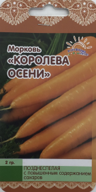 Морковь Королева осени. Лето